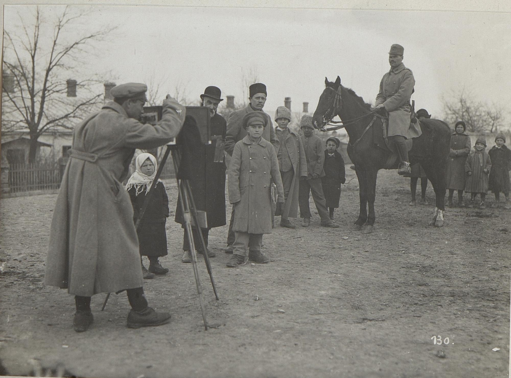 Russischer Straßenfotograf in Odessa